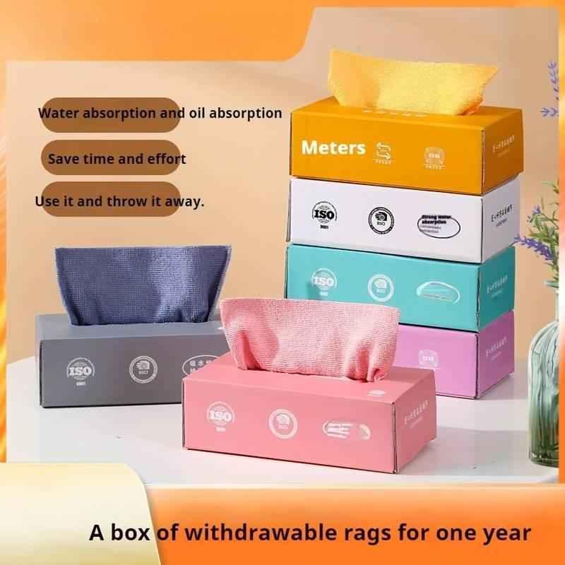 Reusable Microfiber Kitchen Cleaning Towels - Absorbent Dishcloths - Pack of 20 Pcs