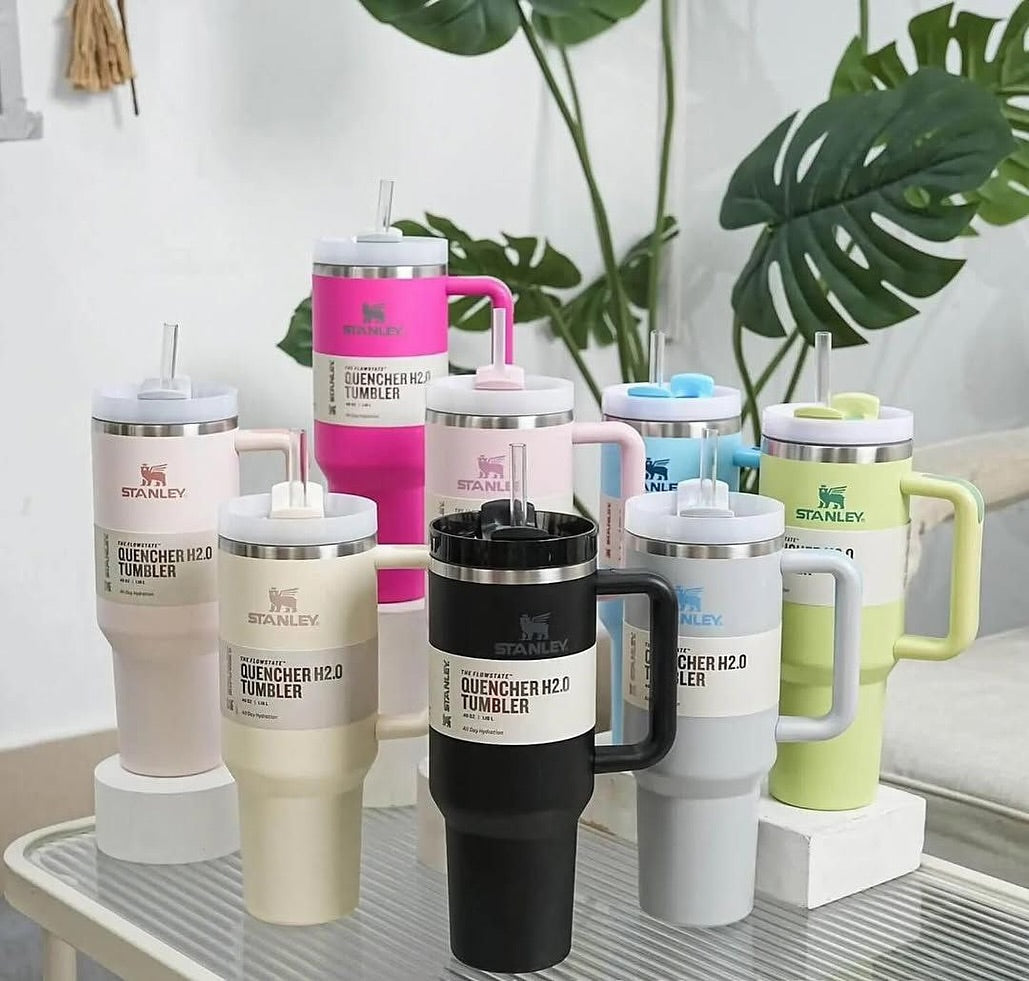 Stanley 40oz Quencher H2.O Tumbler – Premium Stainless Steel Insulated Travel Mug with Straw