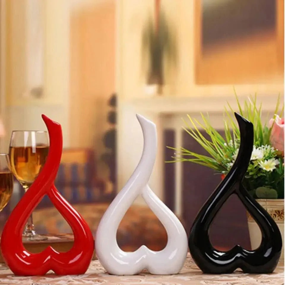 3D Heart Shape Flower Vase