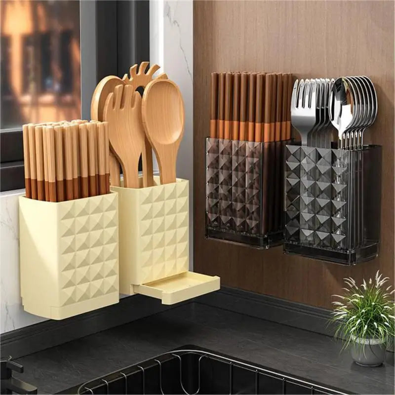 Wall-Mounted Storage Rack – Multi-Purpose Organizer