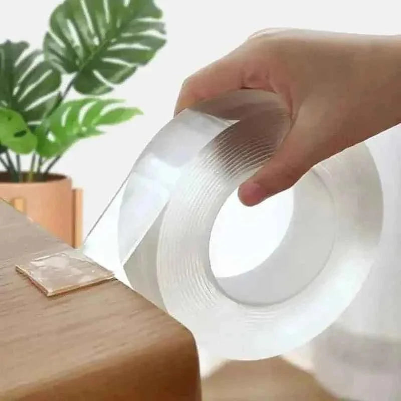 Nano Double Tape Transparent Adhesive for Home Bathroom Kitchen Powerful Washable Universal Hook Tape